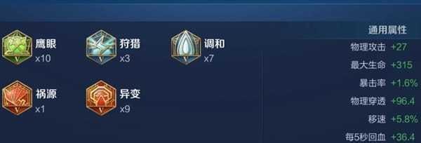王者荣耀花木兰削弱后的出装铭文（花木兰出装攻略）  第2张